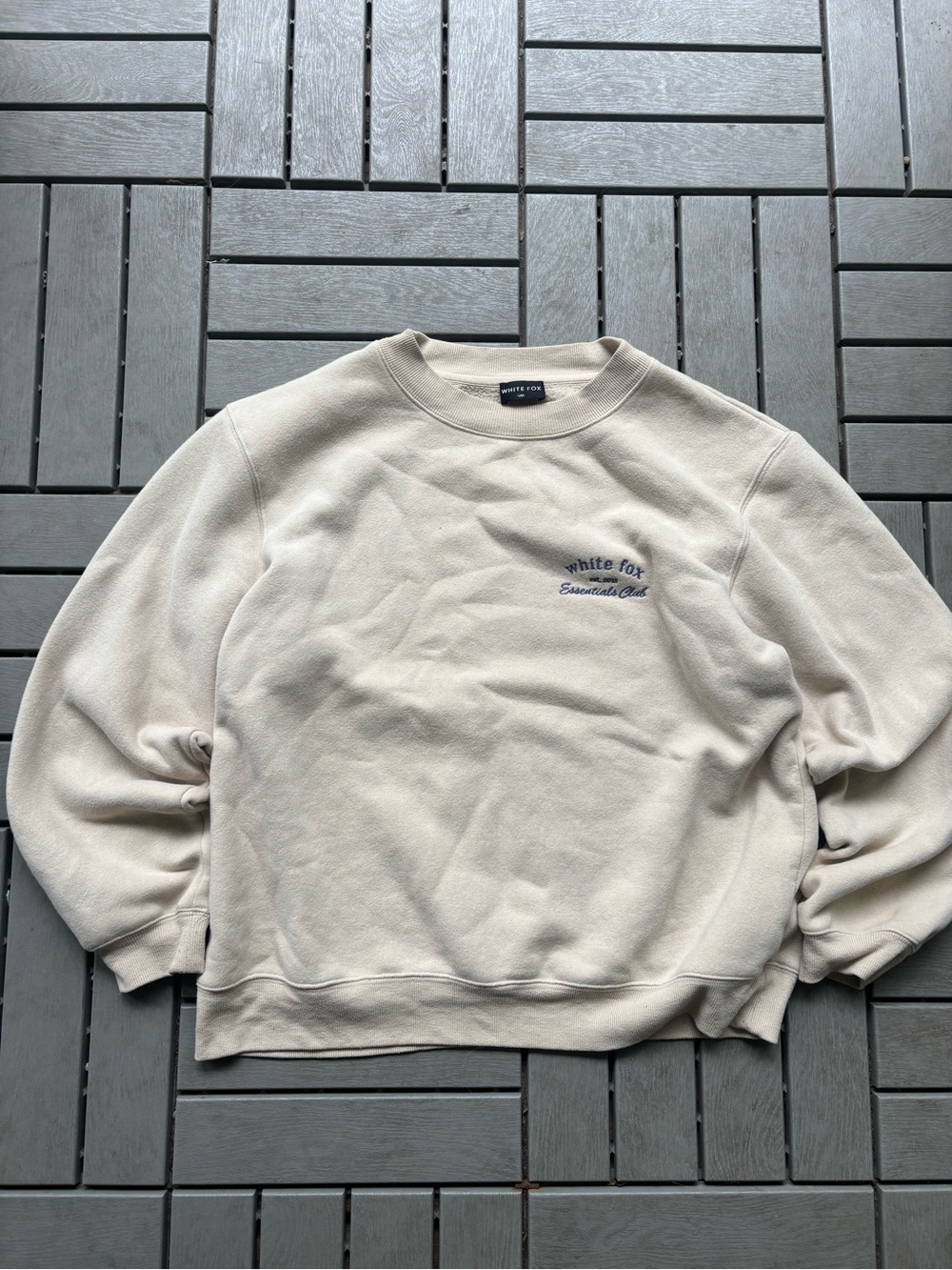 Cream Crewneck Sweater
